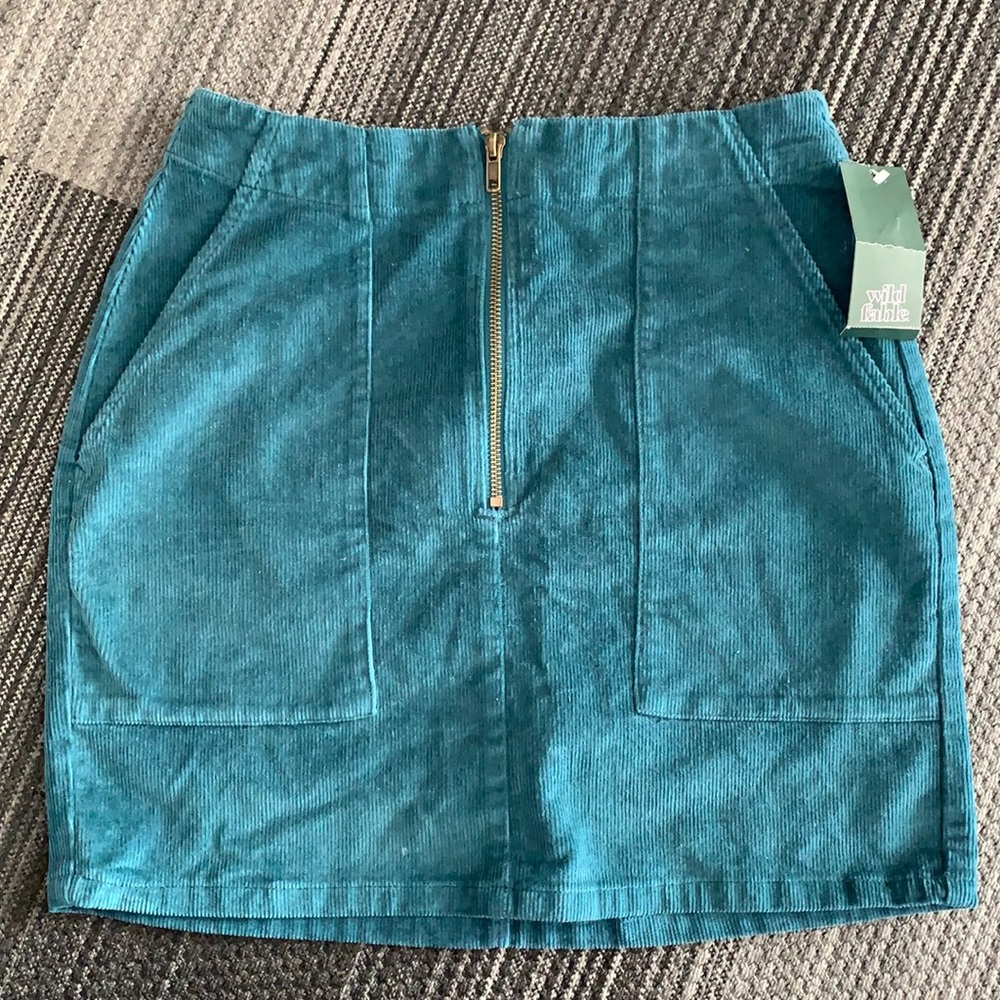 Corduroy Mini Skirt